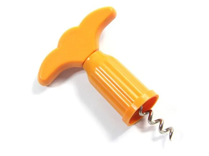 2PC Plastic Red Wine Opener Corkscrew Wine Bottle Opener Cork Puller Remover Champagne Opener Gadgets Bottle Opener OK 0314