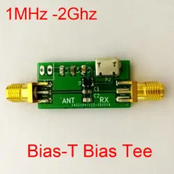 Bias-T RF Biaser Bias Tee 1MHz -2Ghz DC blocker współosiowy kanał aktywna antena Bias SDR GPS F Ham wzmacniacz radiowy