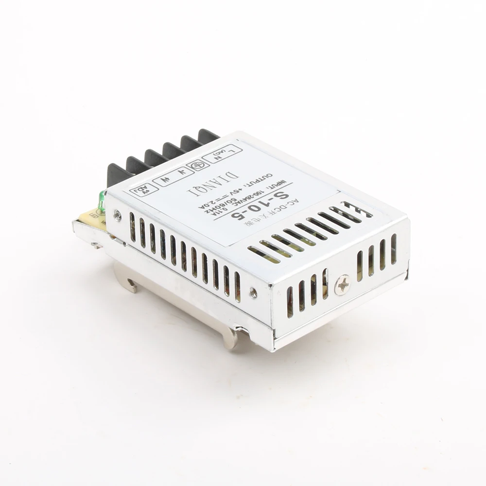 switching power supply Din rail 10W 5V 2a power supply ac dc ac to dc switching power supply high quality led driver S-10-5