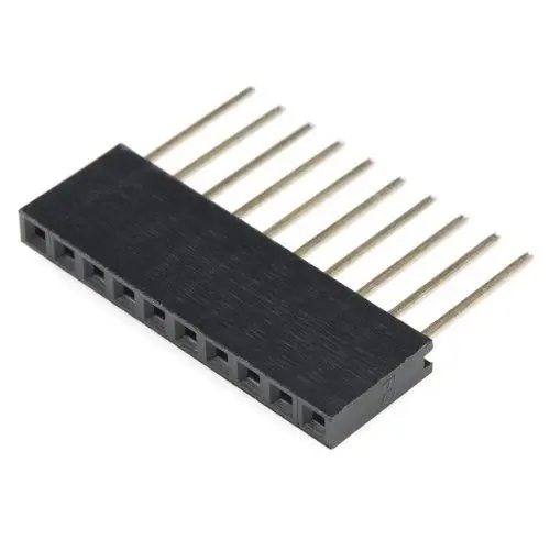 10pcs 10 Pin 2.54 mm Stackable Long Legs Femal Header For Arduino