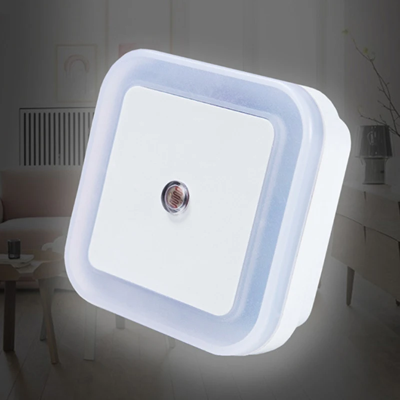 Z10 Light Sensor Control Night Light Mini EU US Plug Novelty Square Bedroom lamp For Baby Gift Romantic Colorful Lights