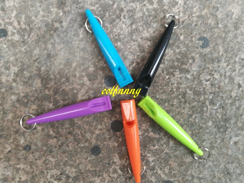 20PCS 8cm size Dog whistle Pet Training  Plastic Whistle