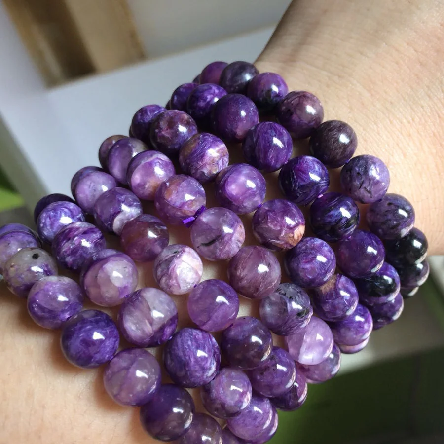 natural charoite beads bracelet natural stone bracelet DIY jewelry for woman for gift  wholesale !