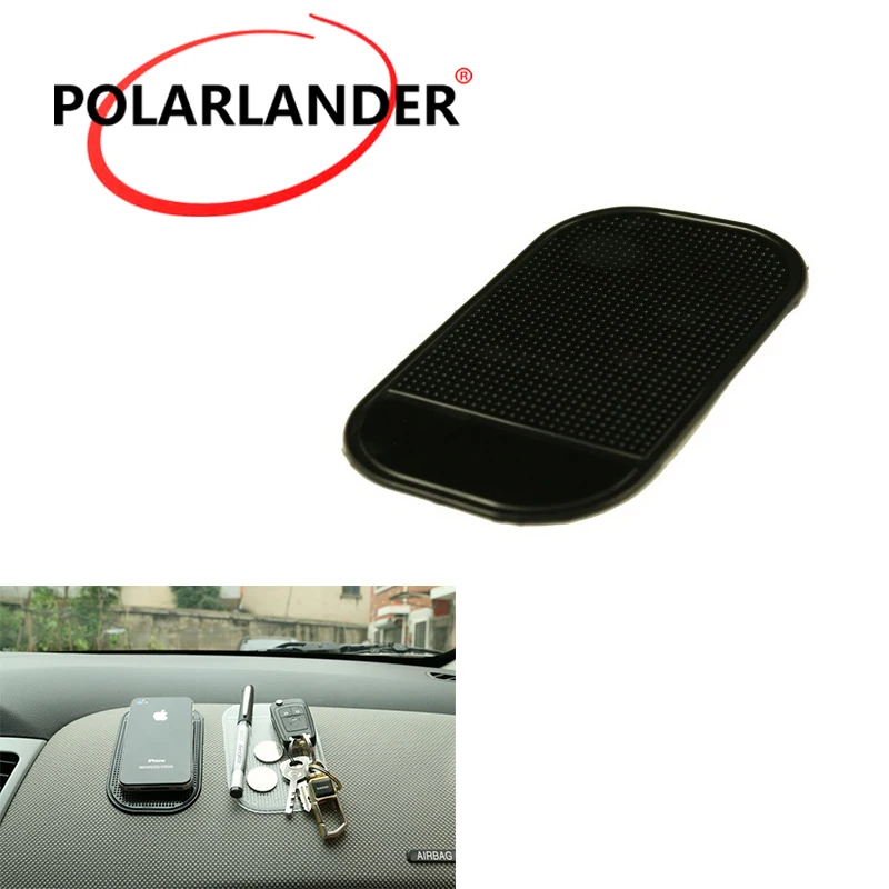 Automotive Interior Car Sticky Pad black Anti-skid Pads Holds Objects on Dash Skid Proof Mat for Coins Sunglasses MP3 Players