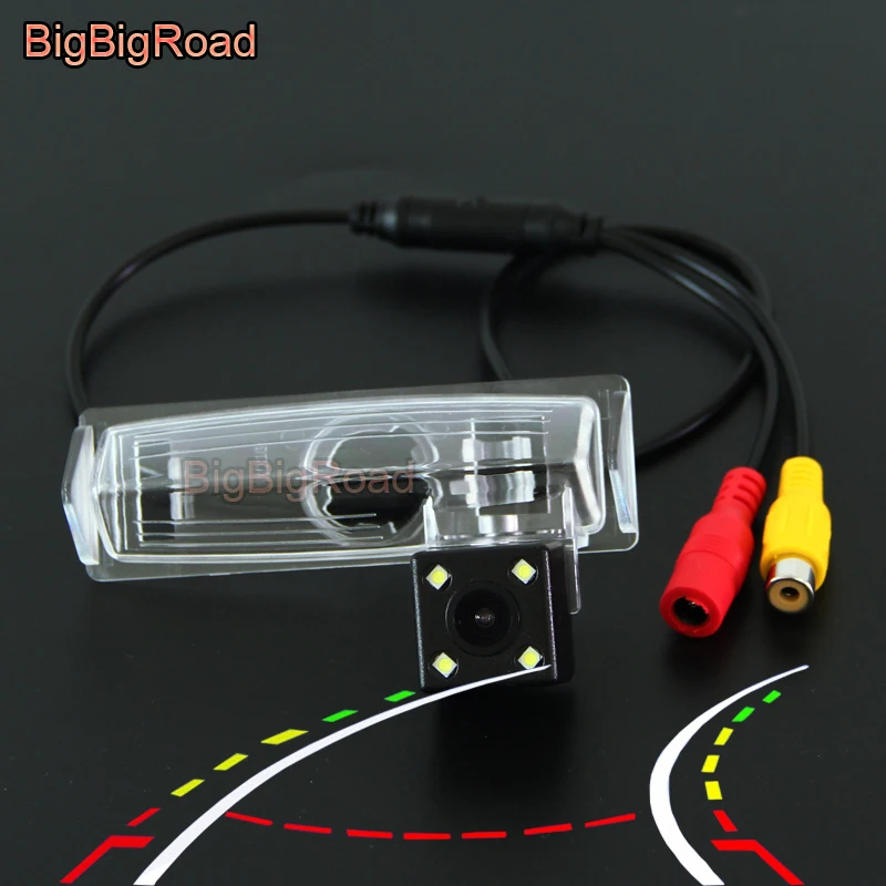 BigBigRoad For Toyota Ractis verso Verso-s Ipsum Picnic SportsVan Car Intelligent Dynamic Trajectory Tracks Rear View CCD Camera