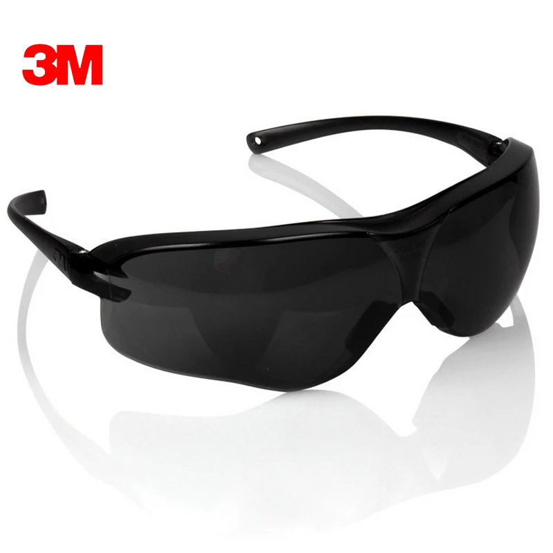 3M 10435 Safety Potective Black Goggles Glasses For Anti-UV Sunglasses Anti-Fog  Shock proof Anti-Dust Eyes Protection Glasses