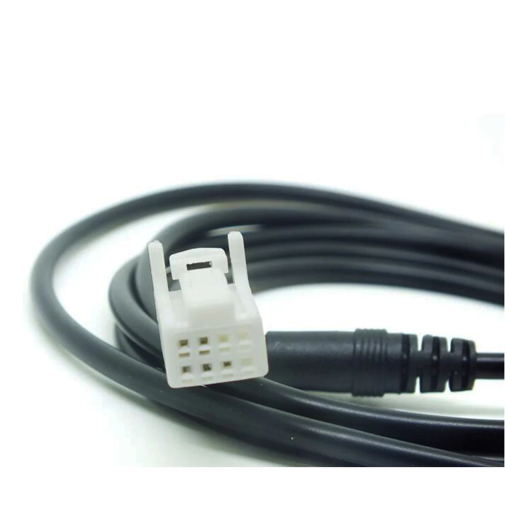 8 Pin 3.5mm AUX Cable Adapter Audio MP3 Car Music Plug For Suzuki Swift Jimny Vitra