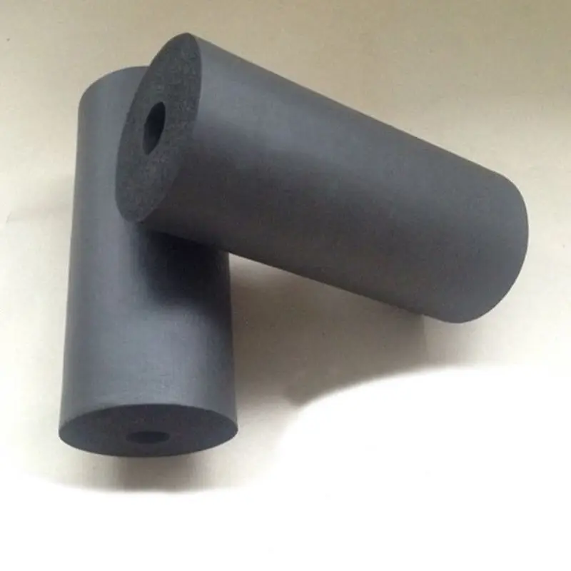 2pcs/lot  Fitness Equipment Smooth Handle Grips Pipe Sponge Foam Rubber Tube Wrap Black
