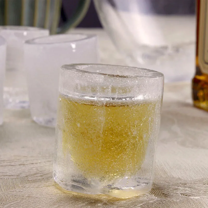 Ice Cup Maker Ice Cube Tray Mold Makes Glasses Ice Mould Novelty Gifts Ice Tray Summer Drinking Tool