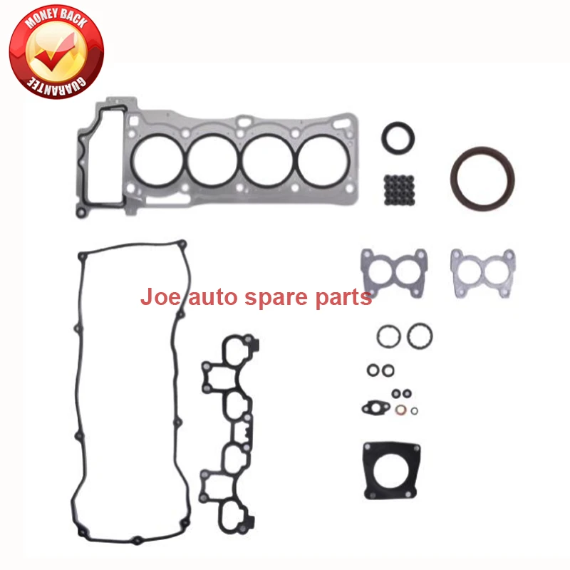 QG16 QG16DE Engine Full gasket set kit for Nissan Sunny NEO N16 Primera P12 Sentra N16 Scala Almera 1.6L 10101-8M027 101018M027