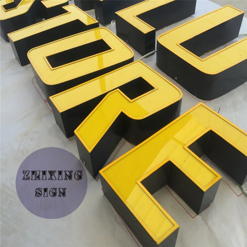 Factory Outlet Custom Outdoor Reclame Letters, Acryl Led Opslagtekens