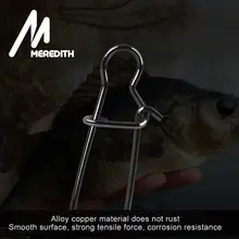 50 Steel Fishing Connectors with Snap Swivels #4