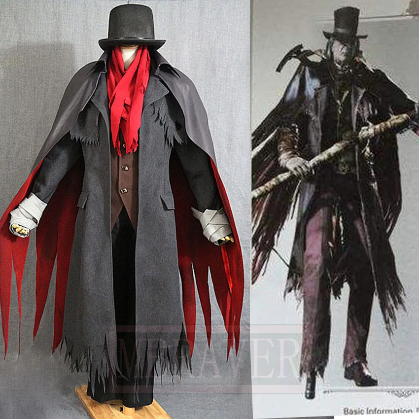 

Bloodborne Gehrman The First Hunter Full Set Uniform Cosplay Costume Custom Made Any size