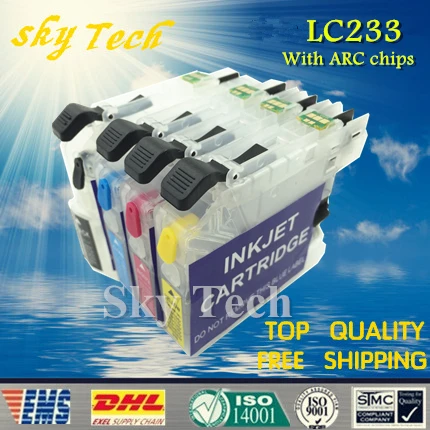 Empty refill cartridge suit for Brother LC233 ,LC-233 For Brother J562DW J480DW J680DW J880DW J4620DW J5720D J5320DW J4120DW etc