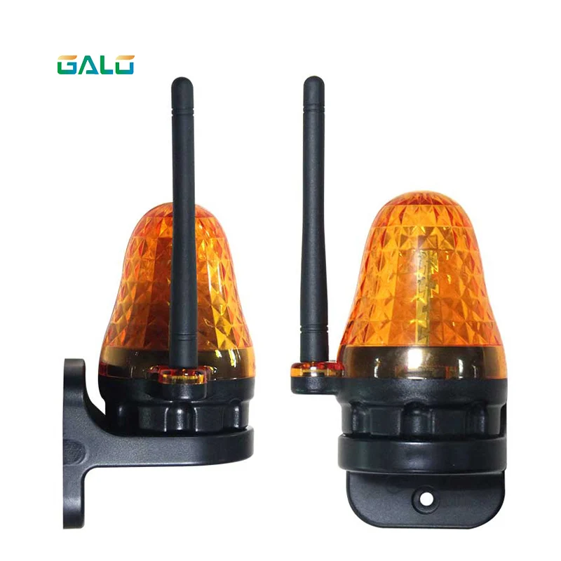 AC/DC 12V-265V salıncak sürgülü kapı açacağı için LED kapı yanıp sönen ışık lamba Alarm lambası/bariyer kapısı sinyal elektronik flaş lamba