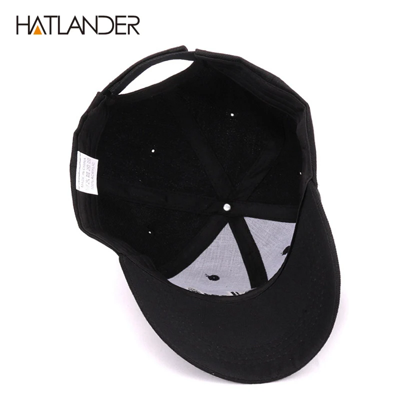 Hatlander-ブラックニューヨーク野球帽,調節可能なスポーツキャップ,カジュアル,ユニセックス