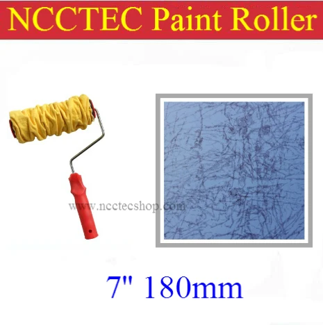 7'' Suede fabric paint roller for Water-based metal paint FREE shipping | 180mm Sheepskin artist coating wall roller tools