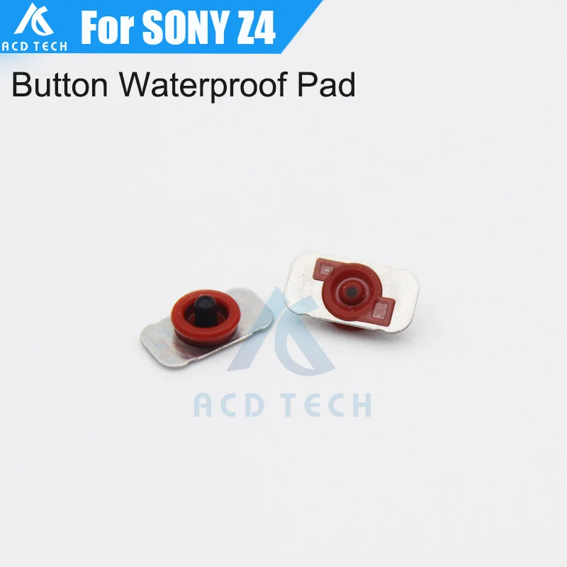 10pcs/lot Aocarmo For Sony Xperia Z3+ Dual Z4 E6533 E6553 Power Button Buttons Waterproof Pad Rubber Mat