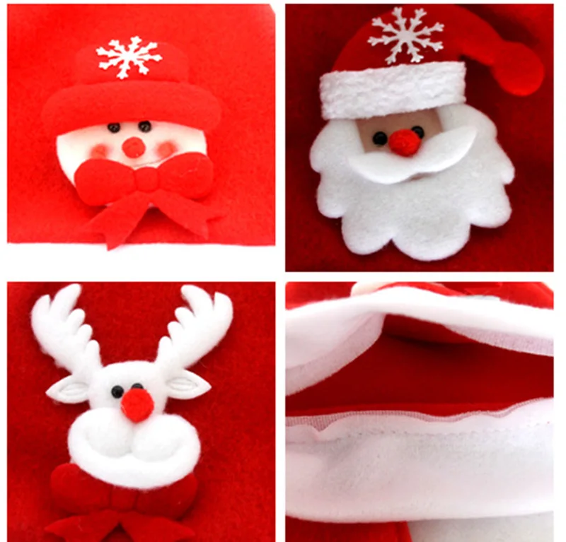 LED Christmas Hat Glowing Santa Caps Christmas Decorations Lovely Snowman ElK Hat For Children Adult New Year\'s Decor Kids Gifts