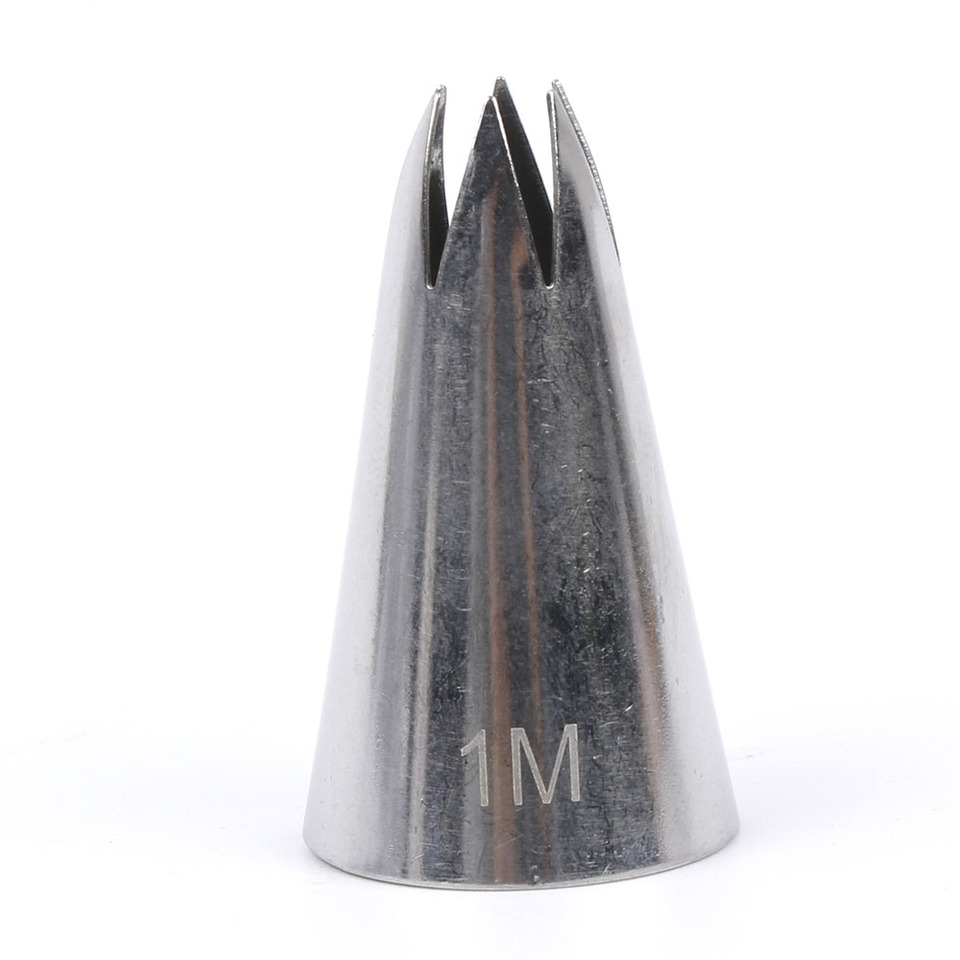 Open Star Pastry Tip 1M Piping Tip Nozzle Cake Decorating Tips Writing Tube Icing Nozzle Baking & Pastry Tools Baking Tools