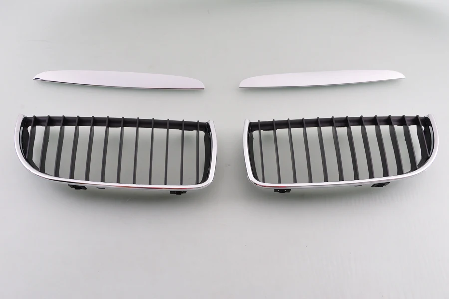 

Front Center Grill Grille Black For BMW E90 E91 3-Series 4D Wide Nose 2006 2007 2008 [QPL28]