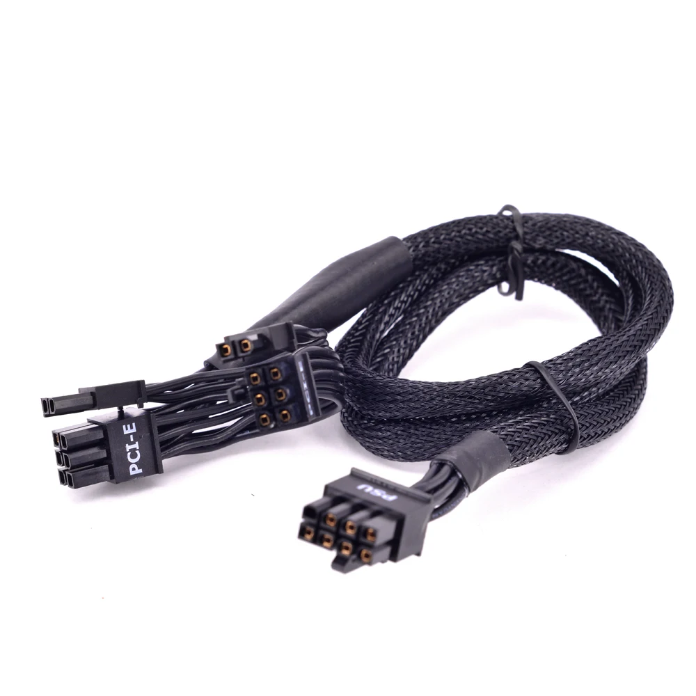 GPU 8pin to Dual 6+2Pin Power Supply Cable PCIe 8 Pin 1 to 2 Spliter For ARESGAME Modular AGK750 AGK850 AGT1000 AGS850 AGS750