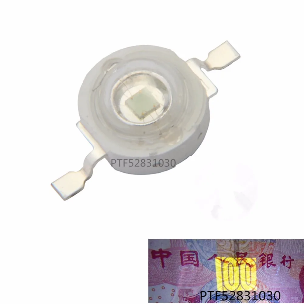 

10pcs 3W High Power LED UV Light Chip 365nm 375NM 385nm 395nm 400nm 415nm 430nm Ultra Violet DIY