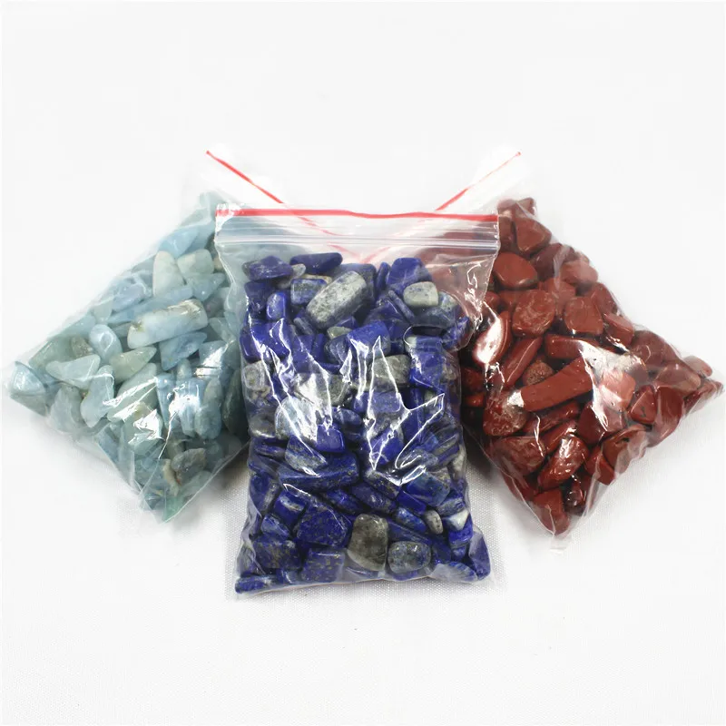 Decorative Gravel Mineral Crystal Chips, Aquarium Stones, Healing Reiki, Tumbled Stone, 100g