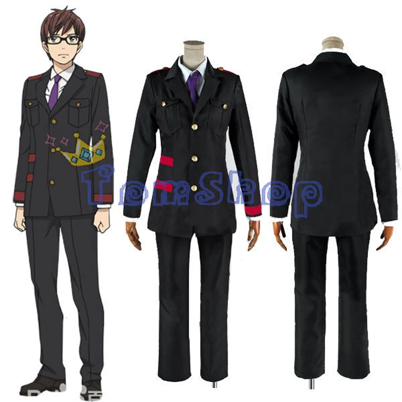 Anime Noragami Kazuma Cosplay Uniform Suit Men's Halloween Party Costume Custom Size