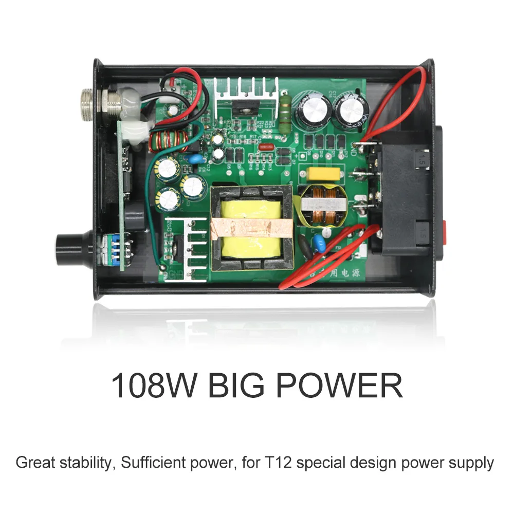 Riscaldamento rapido T12-951 LED stazione di saldatura digitale strumento di saldatura saldatore elettronico con manico in plastica P9