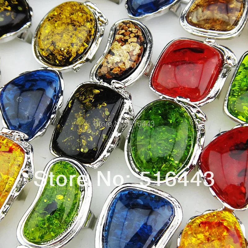 

20pcs Mix Color Fashion Silver Plated Women Mens Adjustable Vintage Rings Wholesale Jewelry Lots A-768