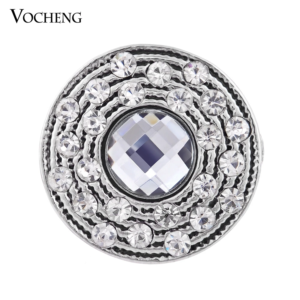 

Vocheng Snap Charms Bling Crystal 18mm Interchangeable Jewelry Vn-942