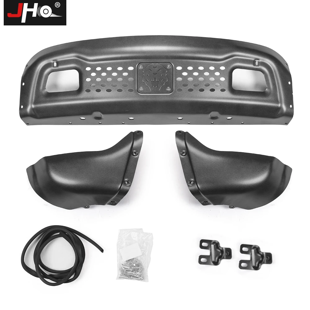 JHO Offroad Driving Skid Plate Front Bumper Protector Guard For 2014-2020 Jeep Grand Cherokee Limited Overland 2017 2016 2018