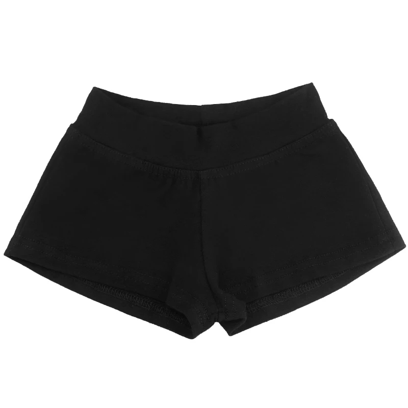 Girls Dance Shorts Fitness Yoga Short Pants Dance Wear Sports Shorts Kids Dance Clothes Black Cotton Panties