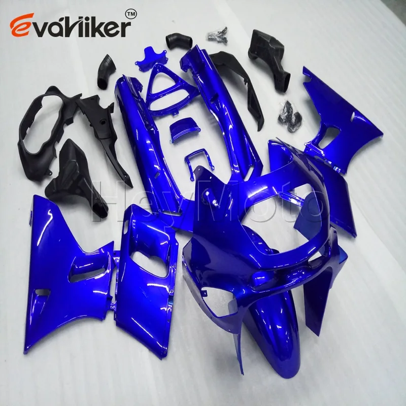 

ZZR400 1993-2007 Motorcycle Fairings Full Set Custom Color Blue ABS Injection Mold Body Kit OEM Replacement