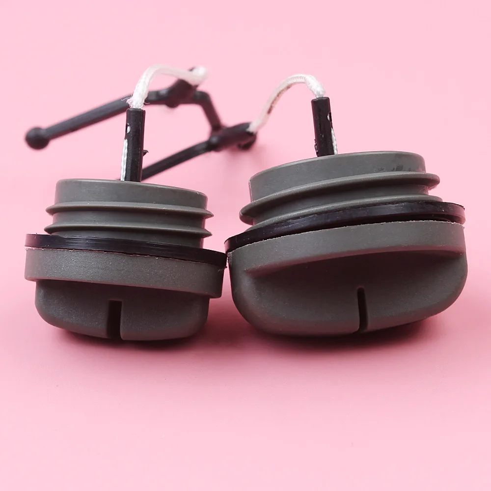 Fuel Tank Cap Oil Tank Cap Set For Husqvarna 272 268 266 66 Chain Saw Spare Parts
