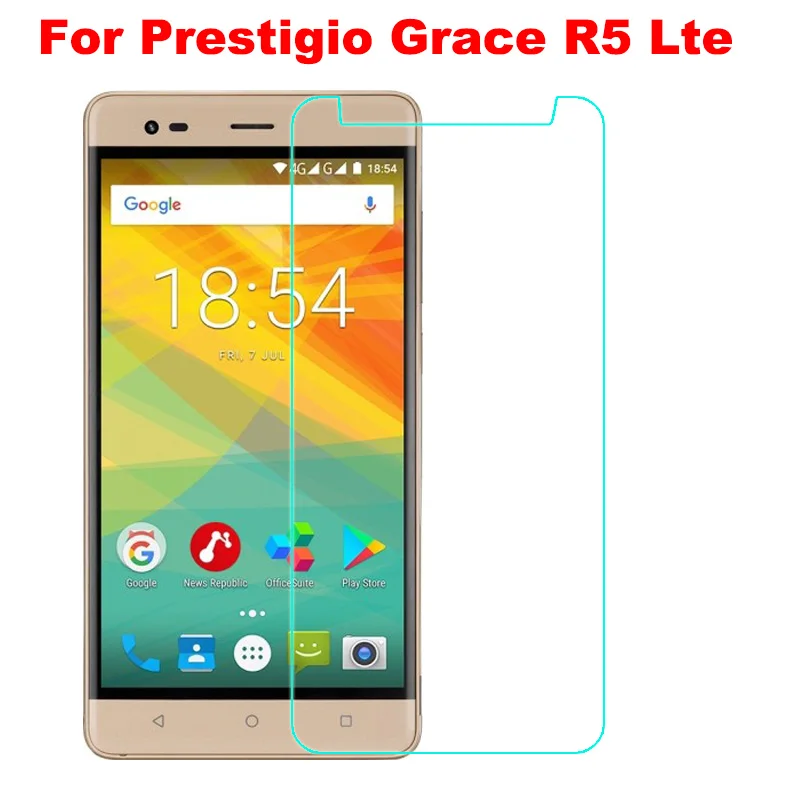 Prestigio Grace R5 LTE Tempered Glass Screen Protector 9H HD Safety Protective cover Film On Prestigio Grace R5 LTE PSP5552 5.5