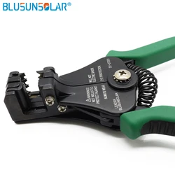 1 pçs/lote multi-função de cabo solar stripper pv fio stripper para descascar 2.5/4/6mm2 cabos descascando ferramentas