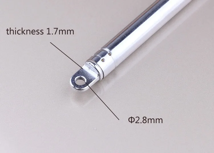 Replacement Steel Whip Antenna Telescopic Aerial for SONY ICF-SW20 ICF-SW22 ICF-SW23 AM/FM 7 SECTION