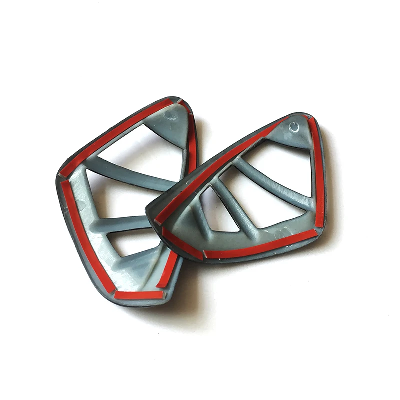 For Renault Captur 2013 2014 15 2016 ABS Carbon fibre Glossy Upper Air Condition Vent Outlet Cover Trim Car Styling Accessories