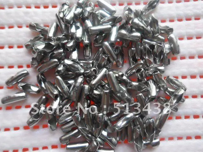 1000pcs 4*7mm buffing Stainless steel Chain connection clasp&hooks .jewelry accessories.fit DIY 2.4MM or 3.2mm beads necklace