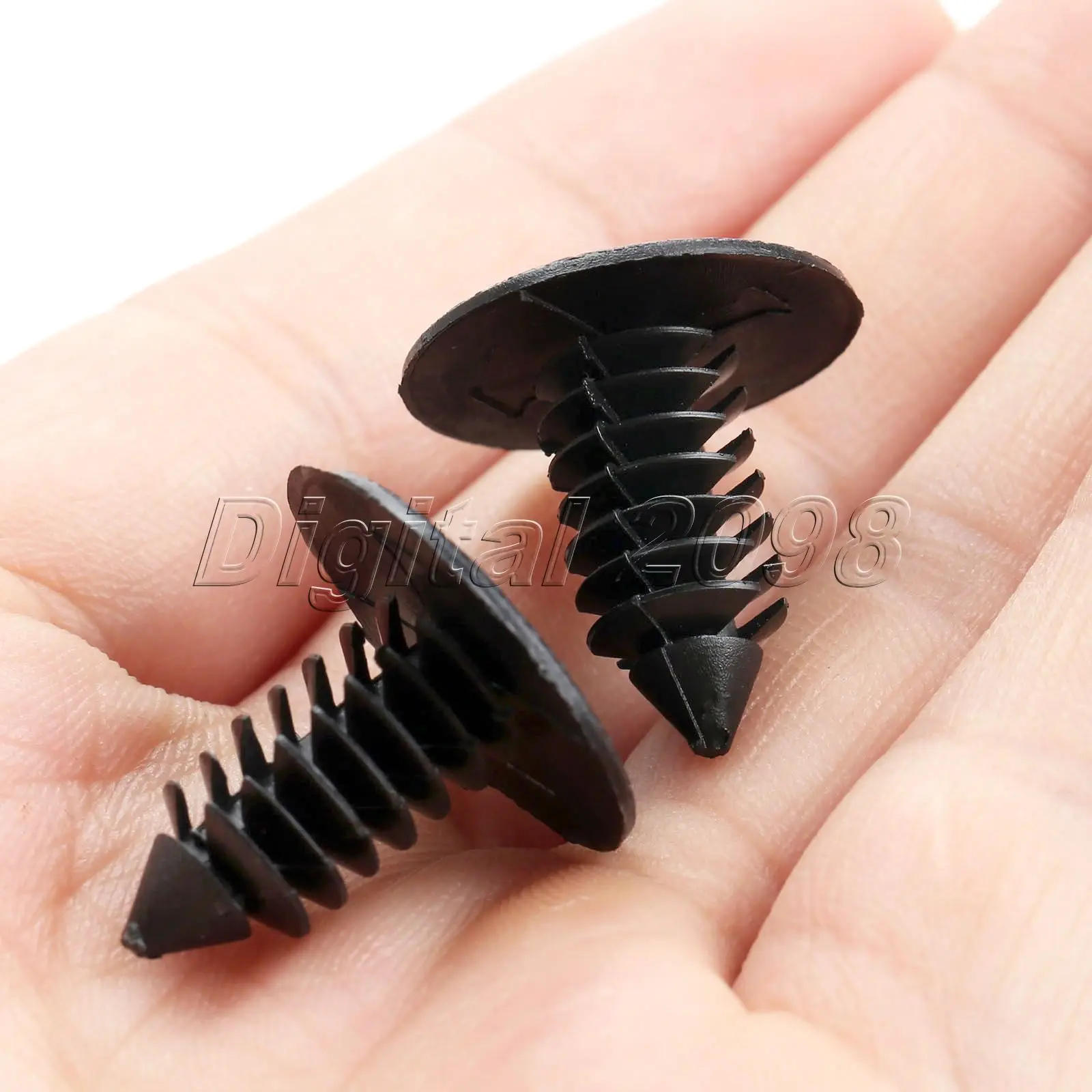 Yetaha 50 adet 8mm İç kart/Trim klipleri kapı paneli otomatik bağlantı elemanı naylon Trim Boot perçin evrensel araba stil çamurluk İç kiti