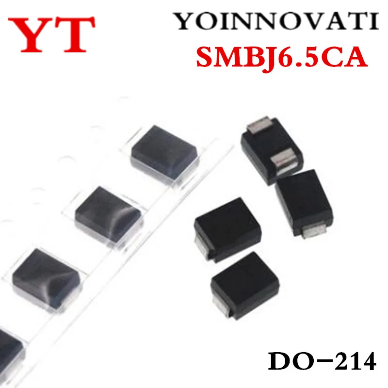  750pcs/lot  SMBJ6.5CA-E3/52 6.5V SMBJ6.5CA DO-214AA Best quality