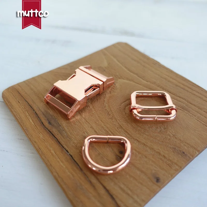 

20set(metal buckle+adjust buckle+D ring/set) DIY Dog Collar 2.0cm diy emboitement zinc alloy buckle adjust buckles 4 colors