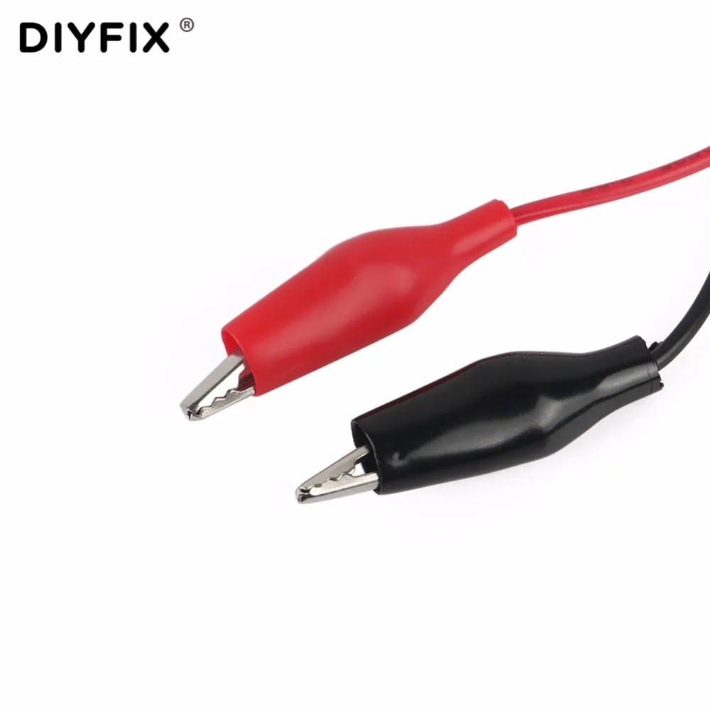 DIYFIX Banana Plug to Electrical Clamp Alligator Clip Test Leads Probe DC Power Supply Output Cable