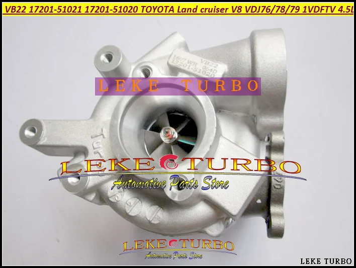 

ww Turbo VB22 17201-51021 17201-51020 For TOYOTA Land cruiser Landcruiser V8 VDJ76 VDJ78 VDJ79 1VD-FTV 1VDFTV 1VD FTV 4.5L 261HP