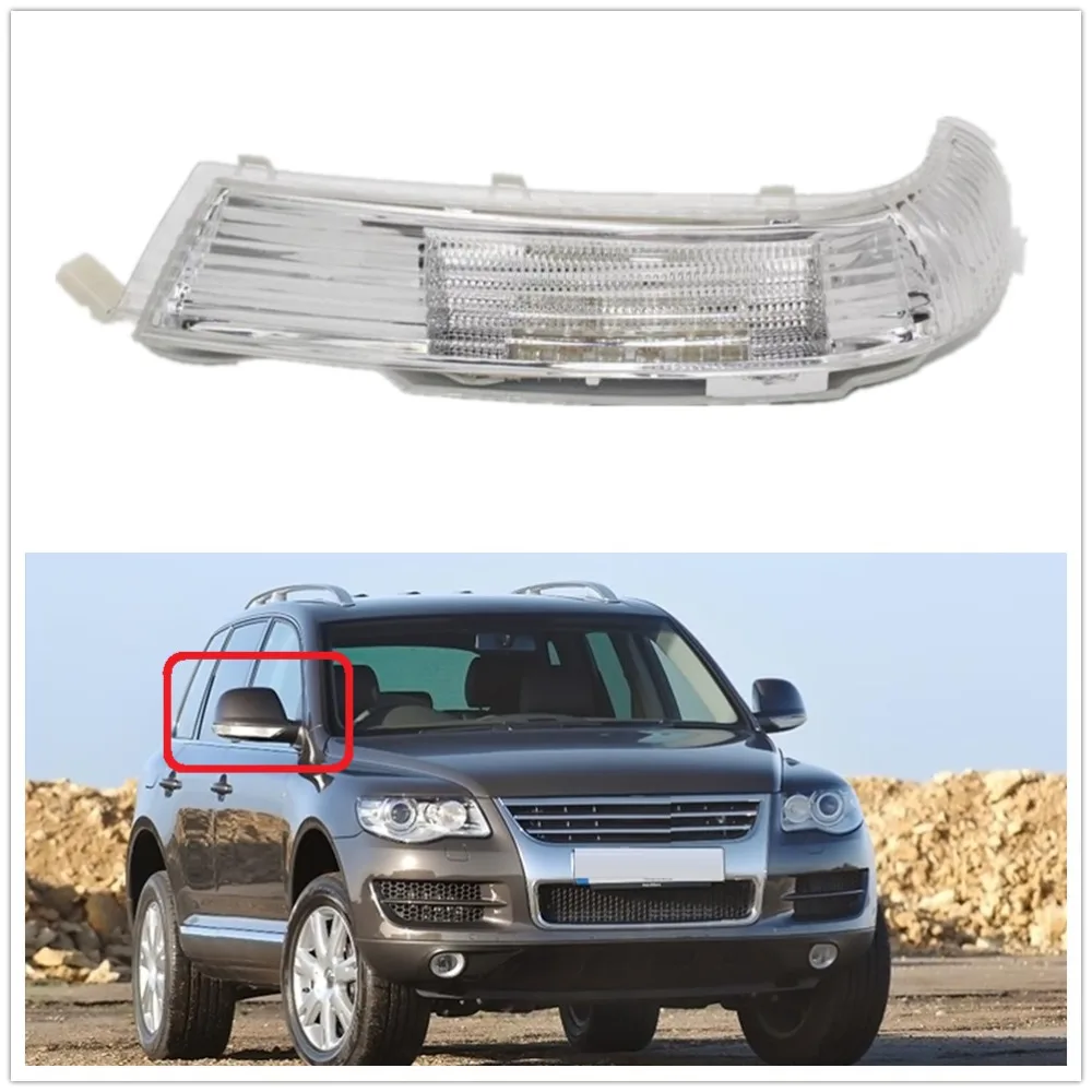 

Right Side For VW Touareg 2002 2003 2004 2005 2006 Car-Stying Rear Mirror LED Turn Signal Indicator Light Lamp