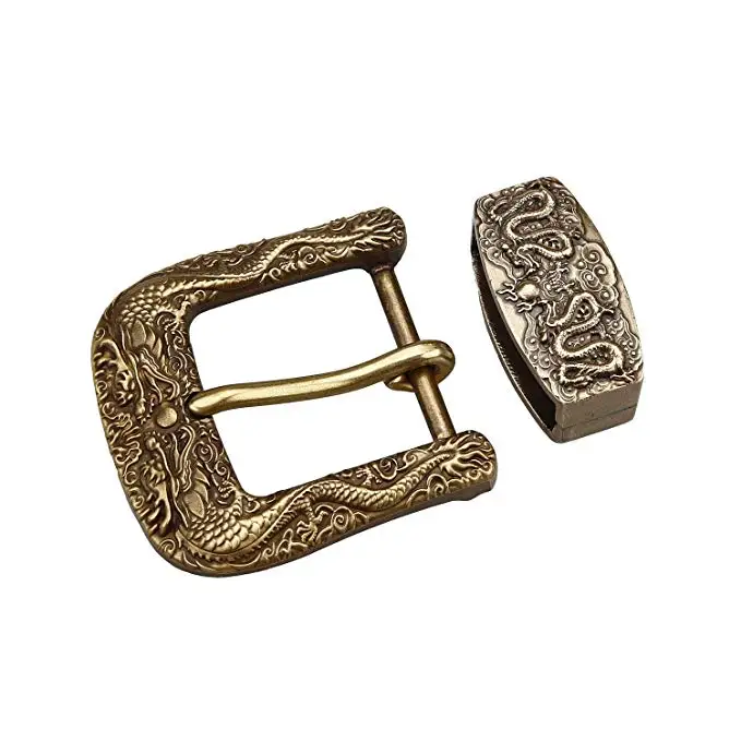 Solid Brass Belt Buckle Suitable3.8-40CM Wideth Belt Fashion Belt Head Jeans DIY Belt Leather Craft  accessories