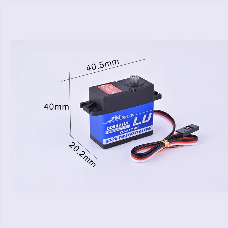 For TRAXXAS 1/8 1/10 Scale RC Car Buggy Crawler RC4WD TRX-4 SCX10 D90JX DC5821LV Servo 21KG Waterproof Core Full Metal Gear