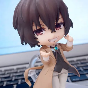 جديد ساخن 10 سنتيمتر بونغو الضالة الضالة دازاي أوسامو 657 أكشن الشكل اللعب مجموعة عيد الميلاد هدية دمية مع مربع أفضل 6 مبيعات Bungou Stray Dogs Plush - No2